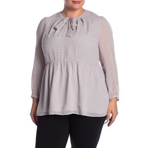 *CLOSET CLEANOUT* Daniel Rainn DR2 Tie Neck Blouse